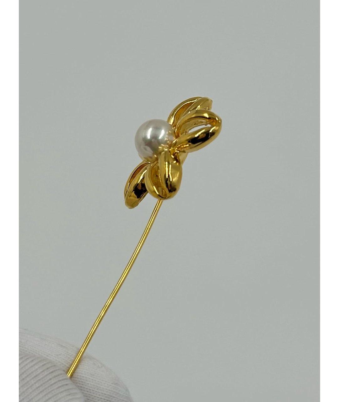 BALMAIN Золотая позолоченная булавка / брошь, фото 4