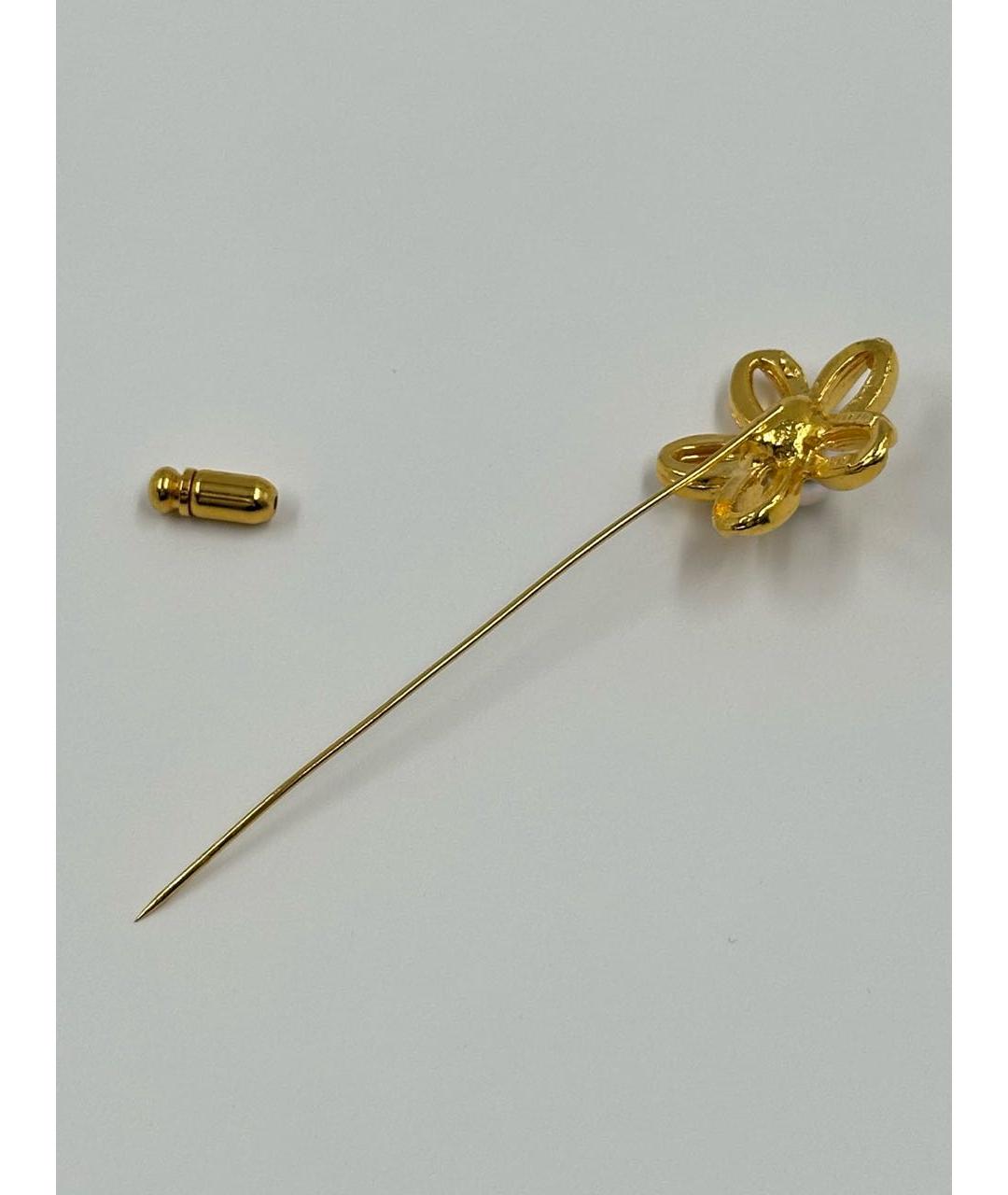 BALMAIN Золотая позолоченная булавка / брошь, фото 6