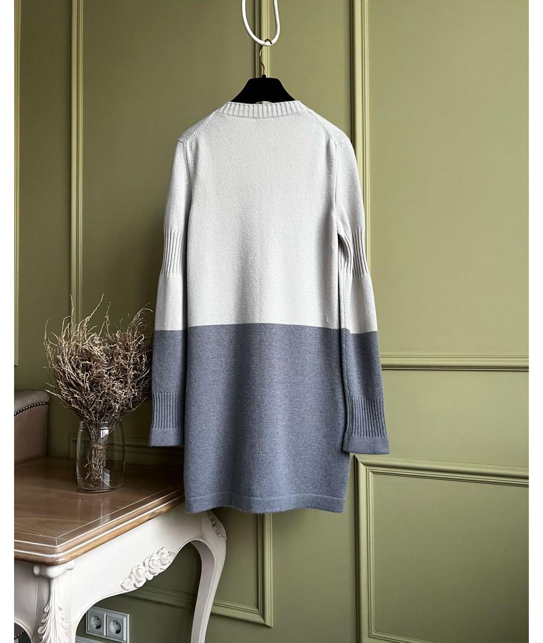 CHANEL Серый кашемировый кардиган, фото 6