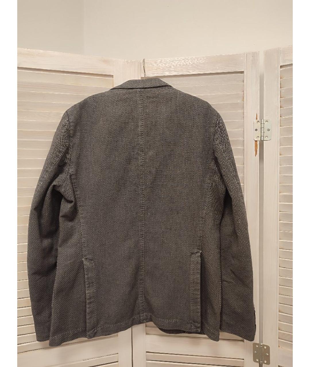 L.B.M. 1911 Серый хлопковый пиджак, фото 2
