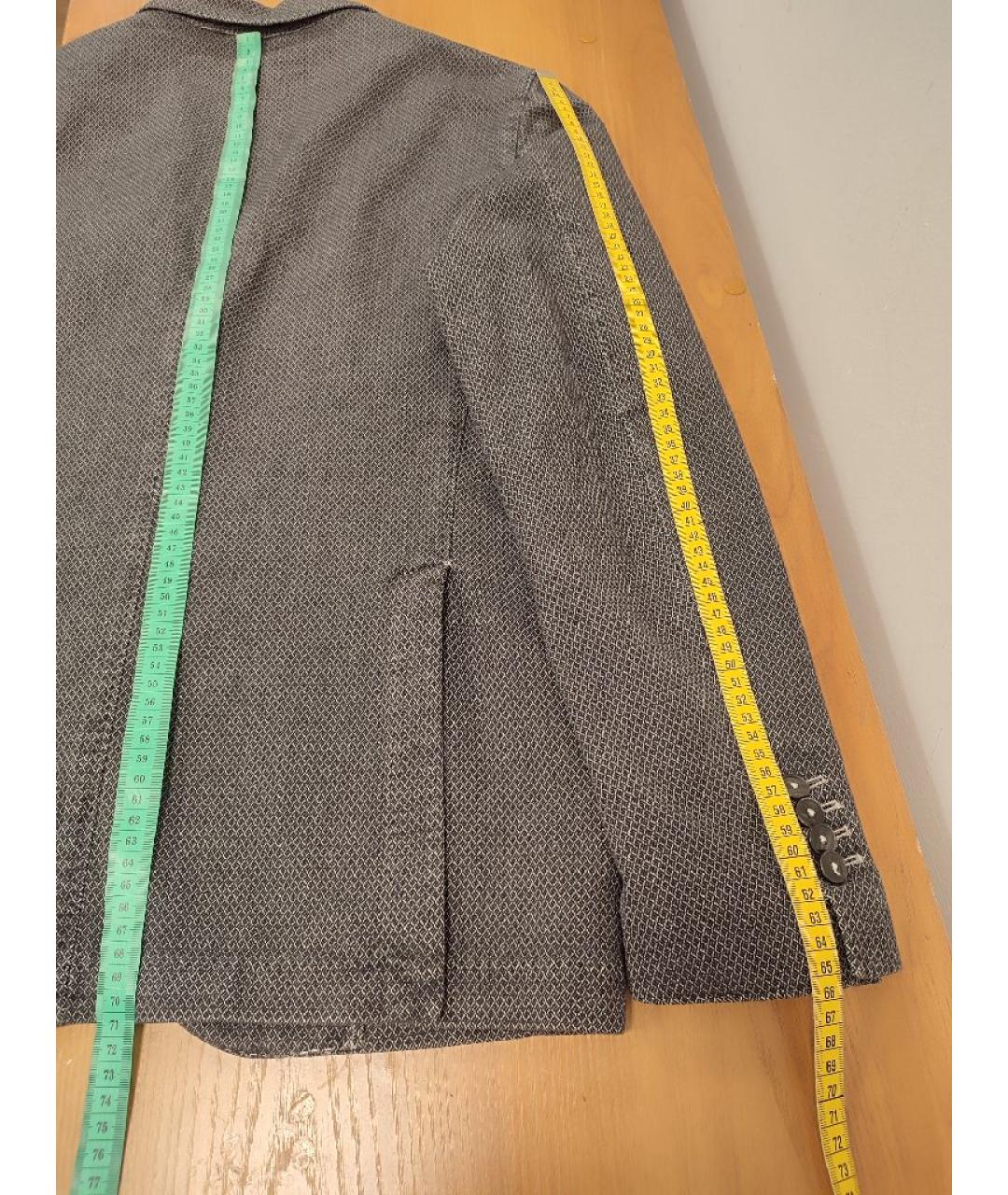 L.B.M. 1911 Серый хлопковый пиджак, фото 6