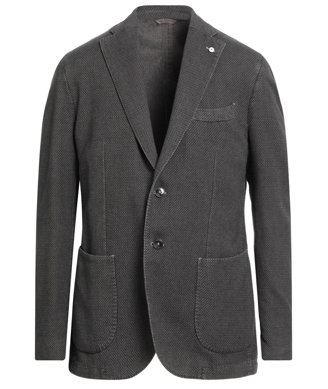 L.B.M. 1911 Серый хлопковый пиджак, фото 1