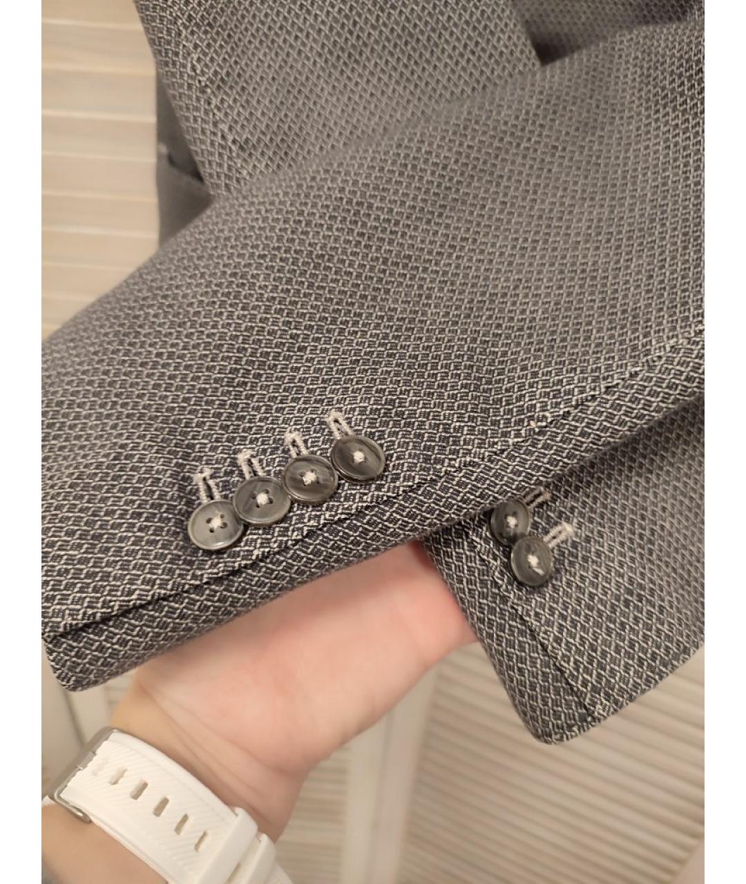 L.B.M. 1911 Серый хлопковый пиджак, фото 9
