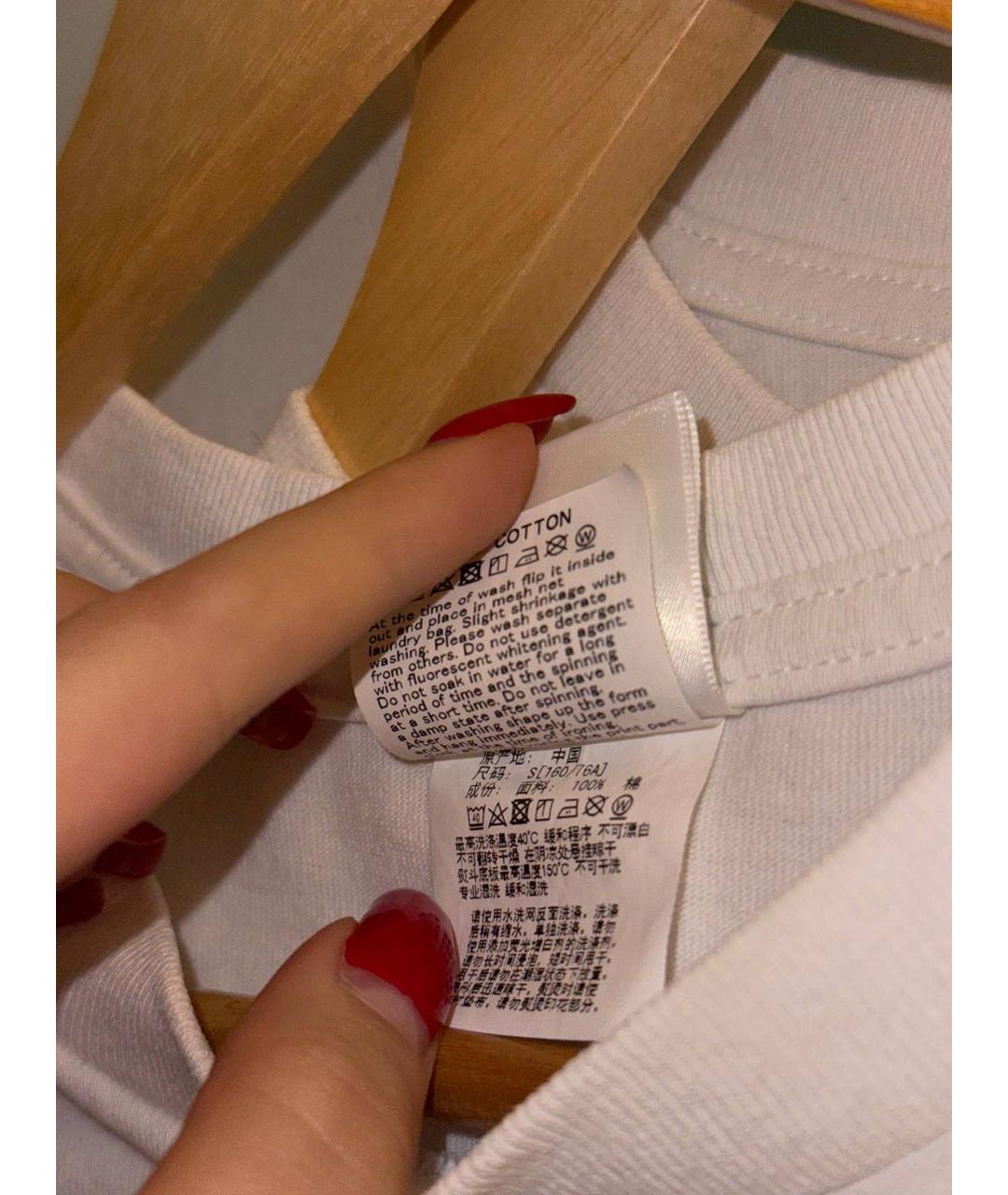 A BATHING APE Белая хлопковая футболка, фото 5