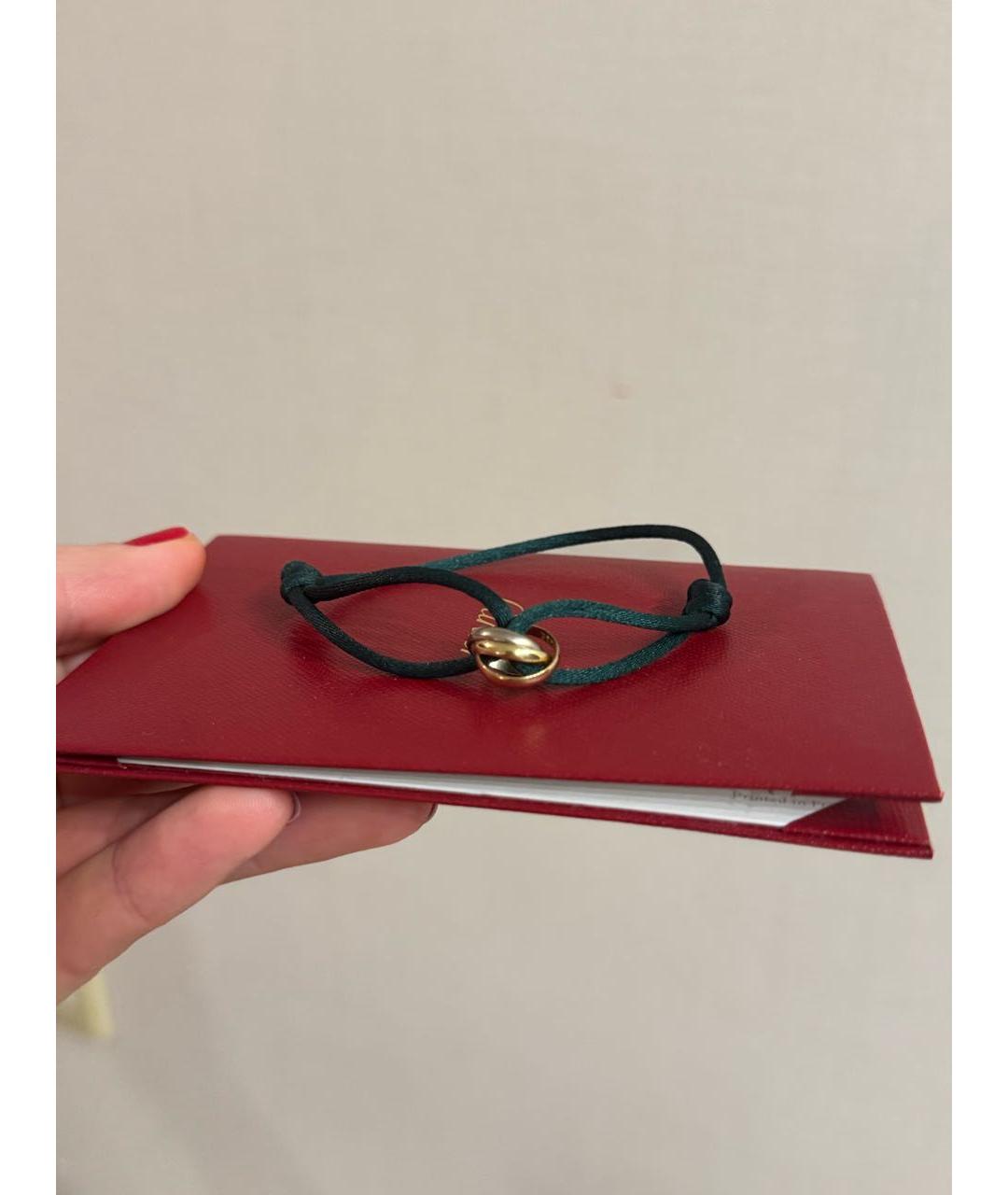 CARTIER Зеленый браслет из желтого золота, фото 6