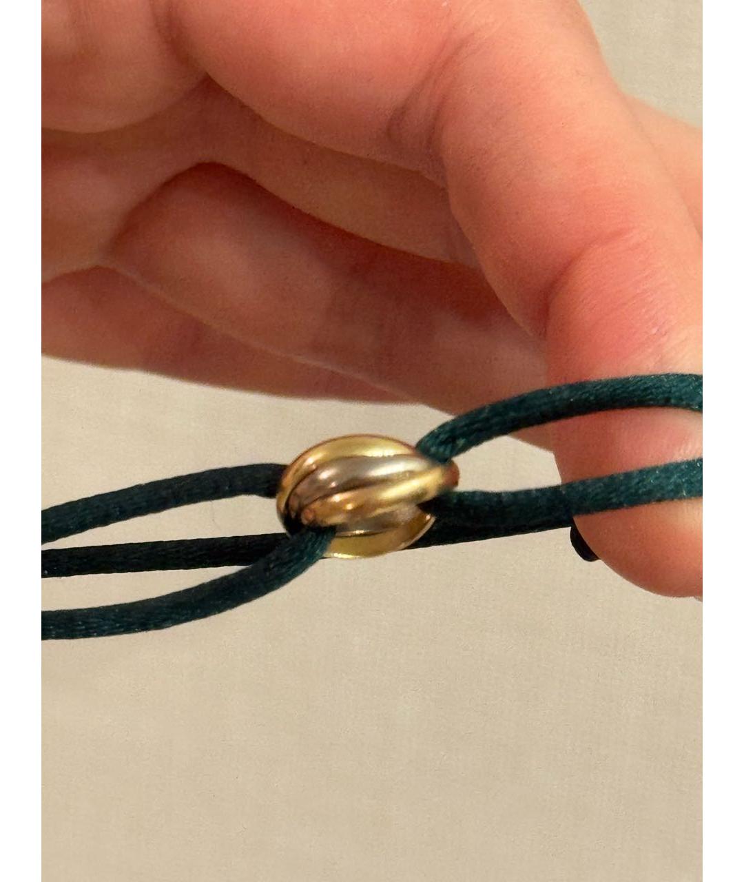 CARTIER Зеленый браслет из желтого золота, фото 2