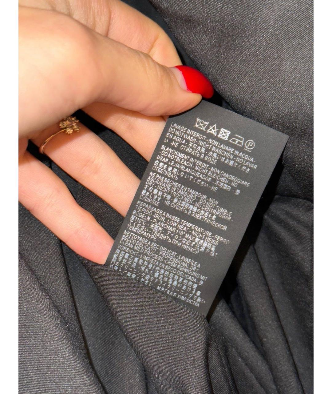 SAINT LAURENT Черный полиэстеровый комбинезон, фото 6