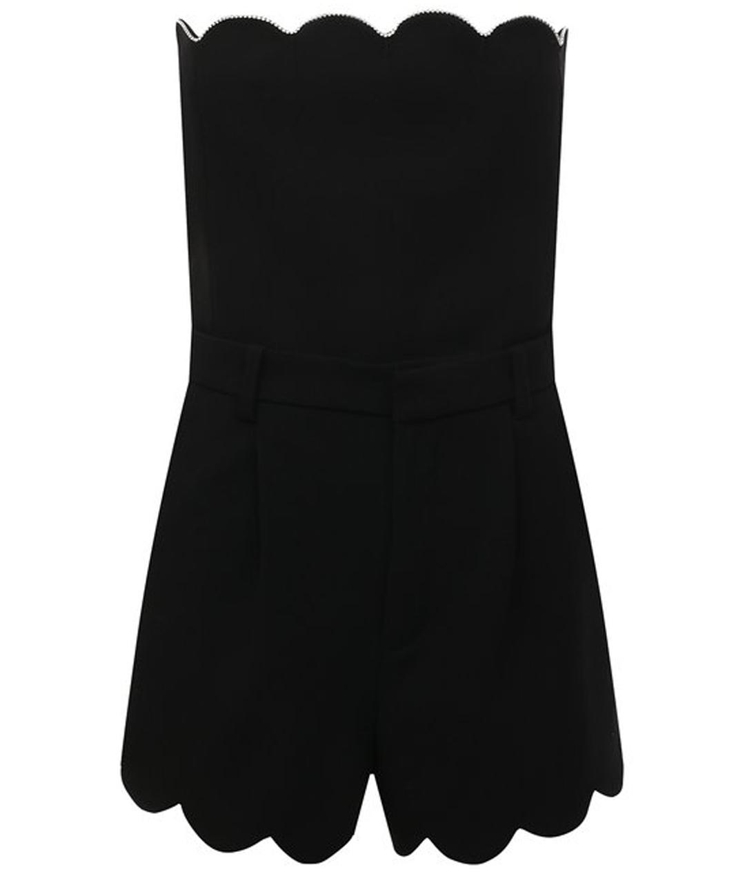 SAINT LAURENT Черный полиэстеровый комбинезон, фото 1