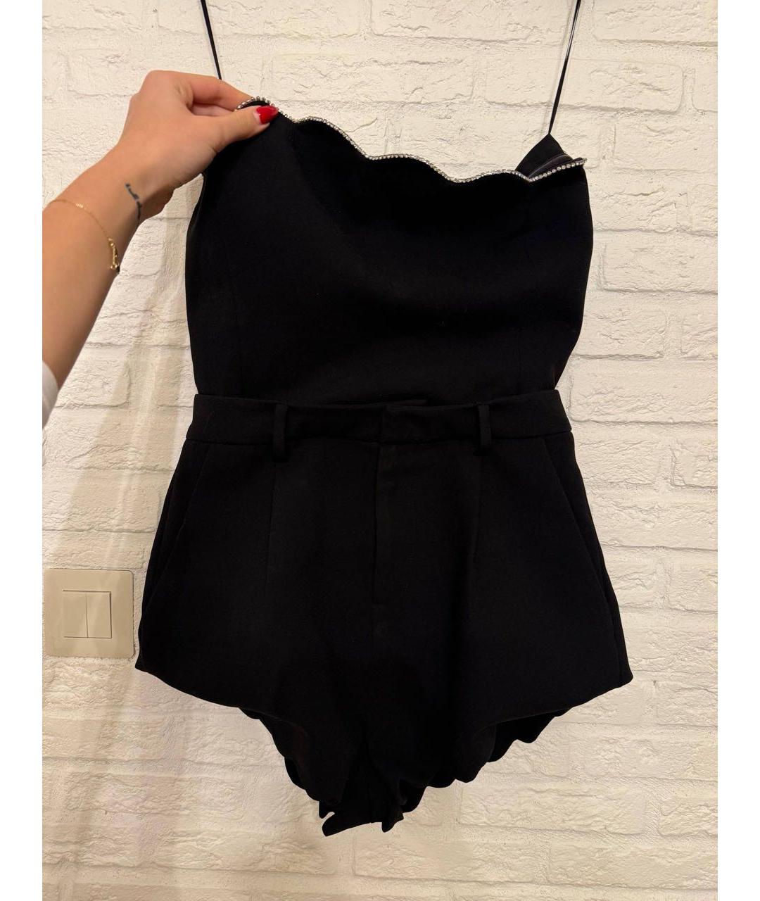 SAINT LAURENT Черный полиэстеровый комбинезон, фото 7