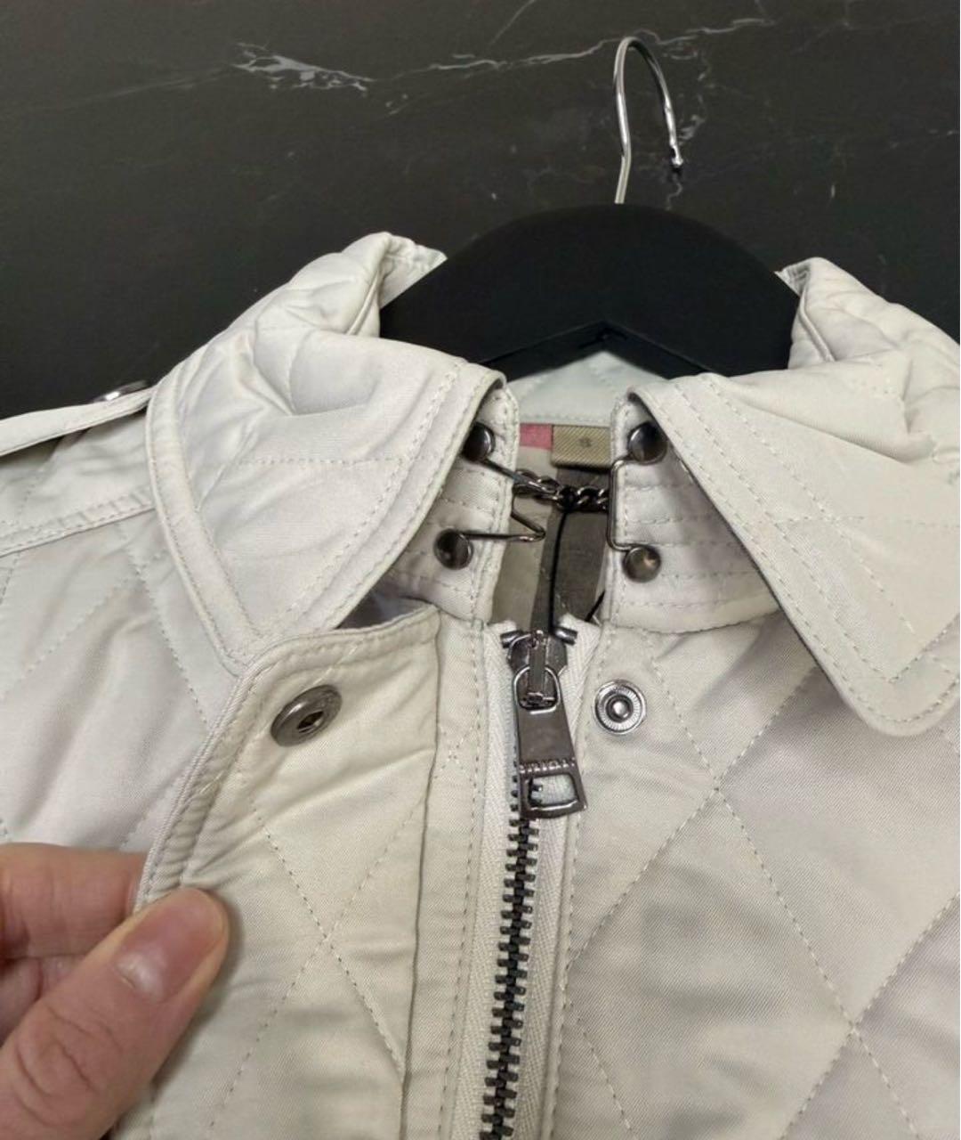 BURBERRY Бежевая вискозная куртка, фото 7