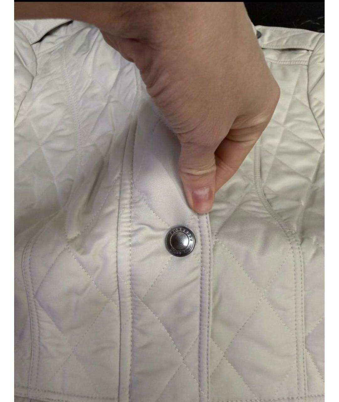 BURBERRY Бежевая вискозная куртка, фото 5