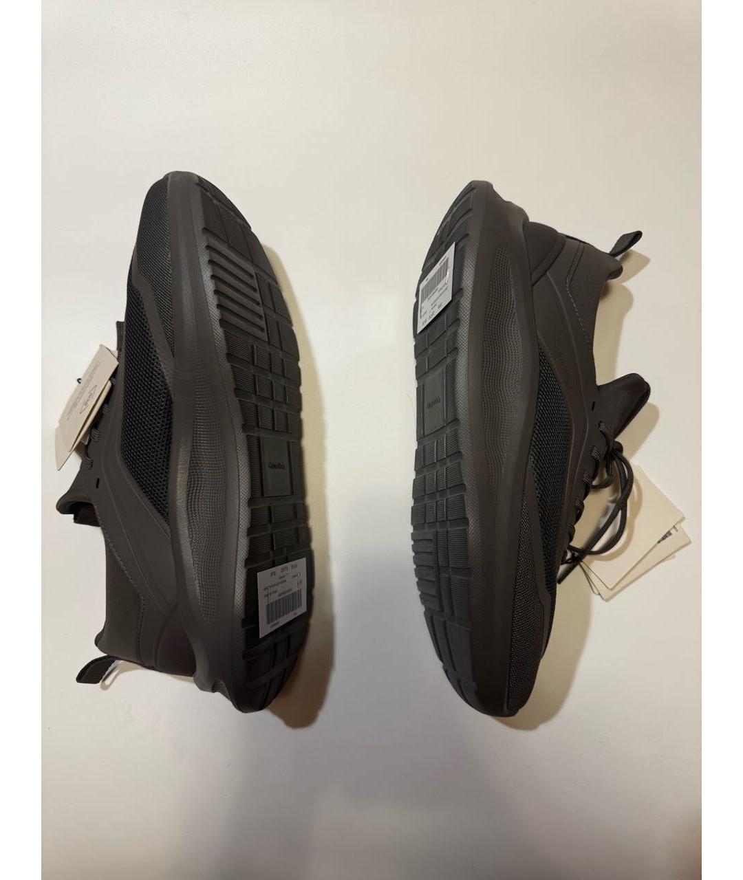 CALVIN KLEIN Антрацитовые низкие кроссовки / кеды, фото 3