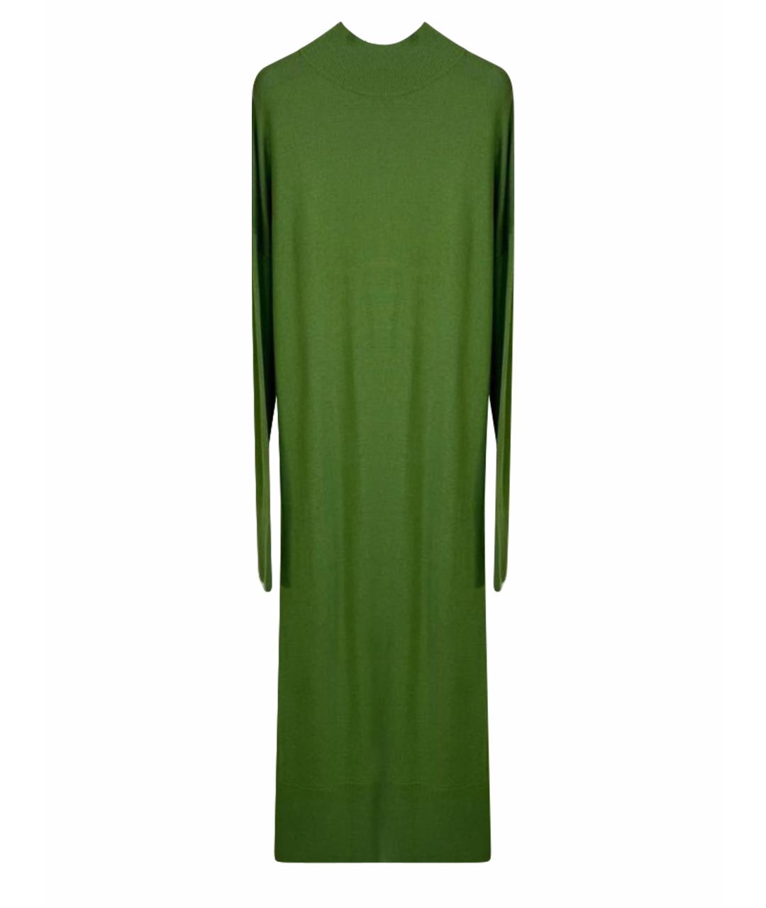 COS Зеленые шерстяное повседневное платье, фото 1