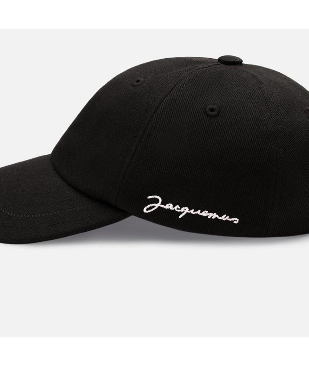 JACQUEMUS Черная хлопковая кепка/бейсболка, фото 3