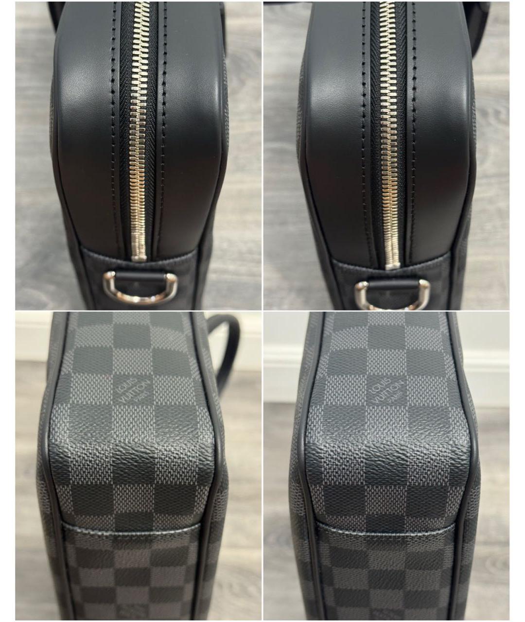 LOUIS VUITTON Черный портфель, фото 5