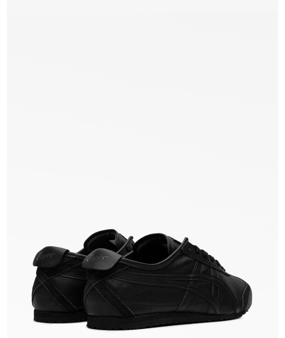 ONITSUKA TIGER Черные кожаные кеды, фото 4