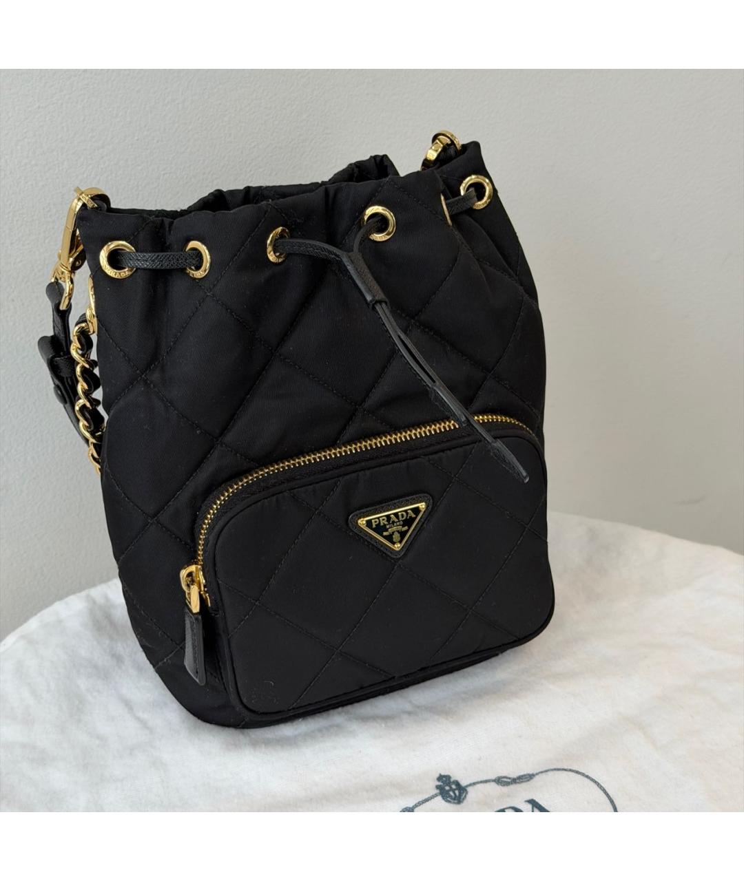 PRADA Черная сумка через плечо, фото 4