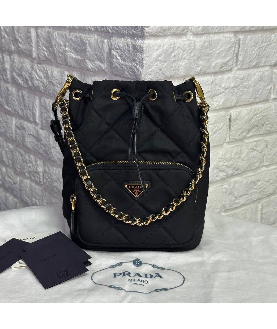 PRADA Черная сумка через плечо, фото 2