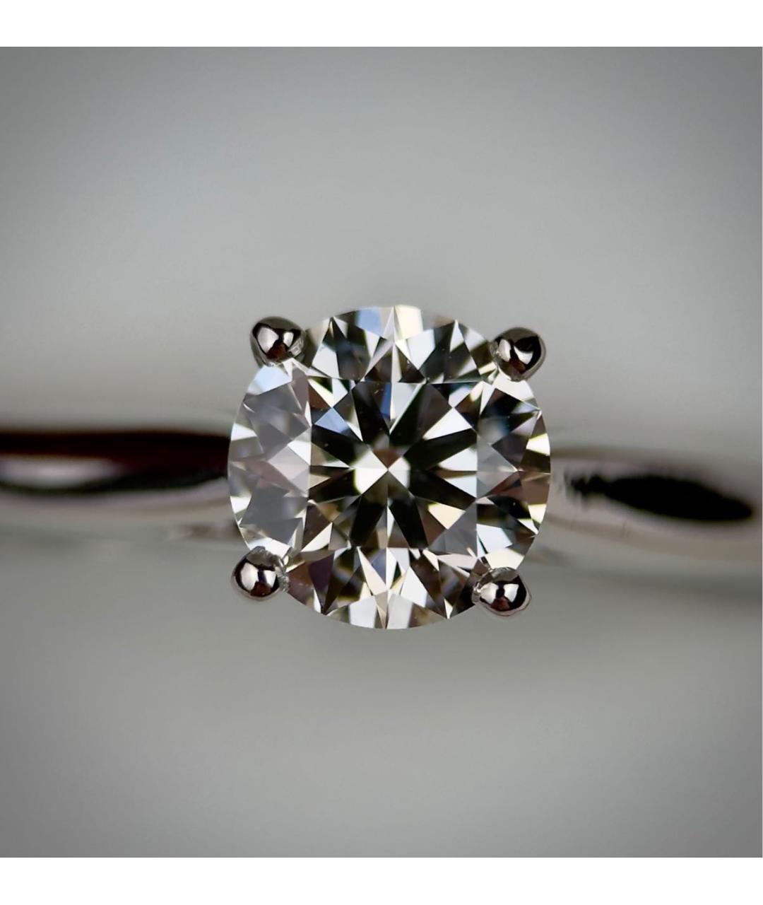 CARTIER Белое платиновое кольцо, фото 6