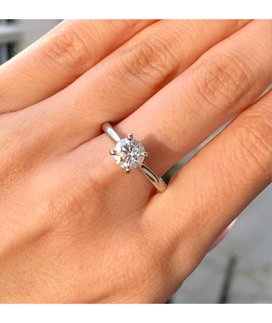 CARTIER Белое платиновое кольцо, фото 2