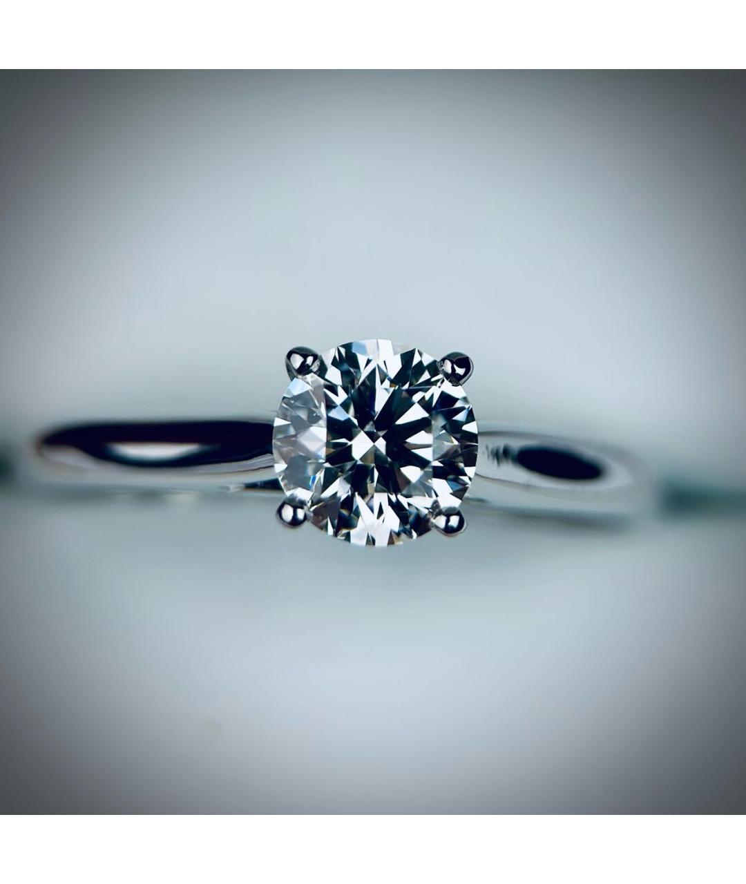 CARTIER Белое платиновое кольцо, фото 3