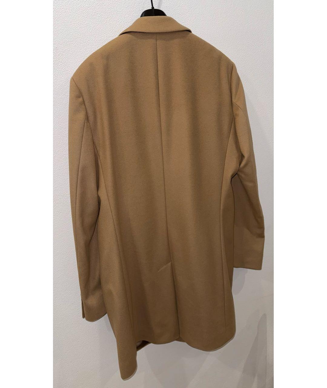 HUGO BOSS Бежевое шерстяное пальто, фото 2