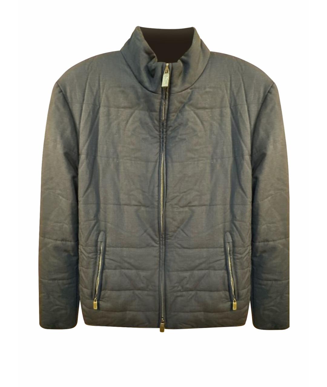 CANALI Темно-синяя куртка, фото 1