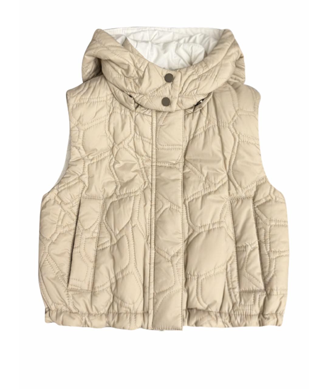 BRUNELLO CUCINELLI Бежевый жакет / жилет, фото 1