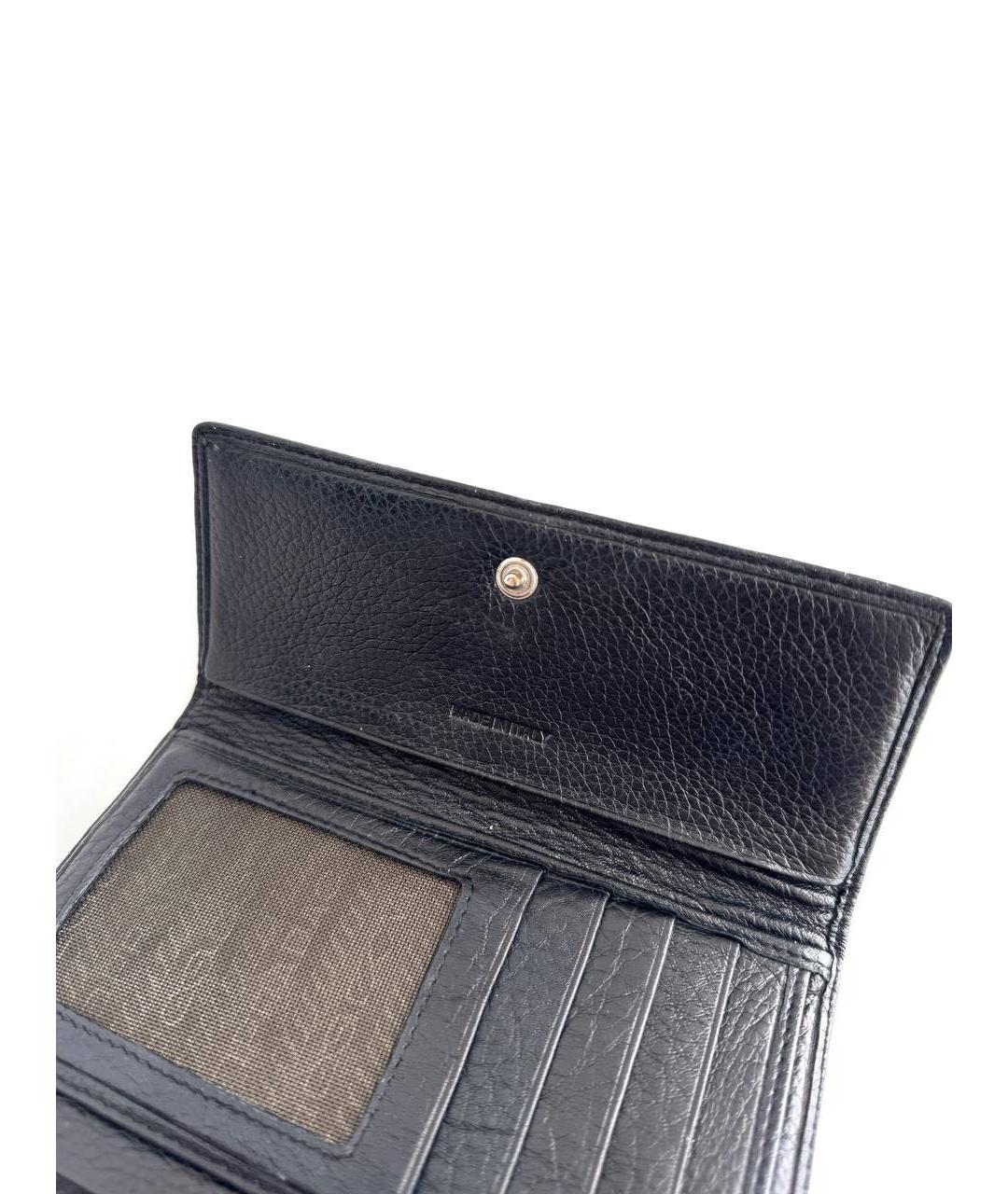 PRADA Черный кожаный кошелек, фото 4
