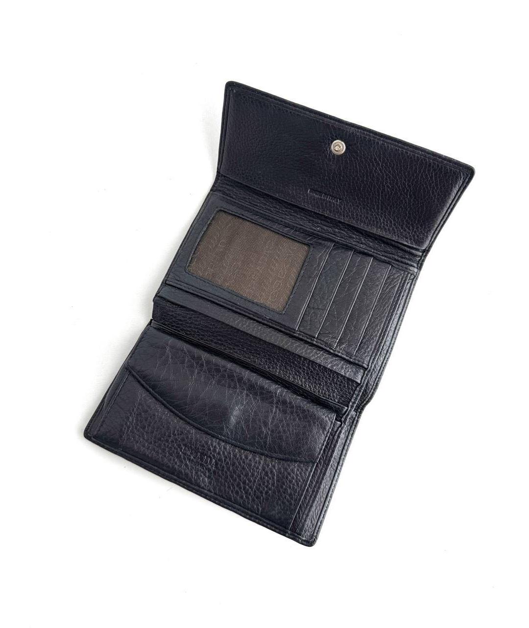 PRADA Черный кожаный кошелек, фото 6