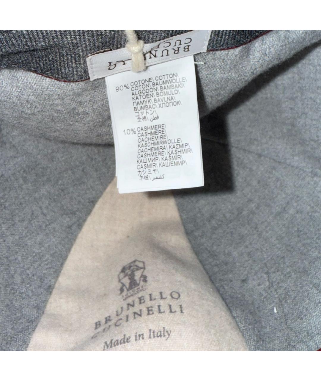 BRUNELLO CUCINELLI Темно-синяя кепка/бейсболка, фото 5