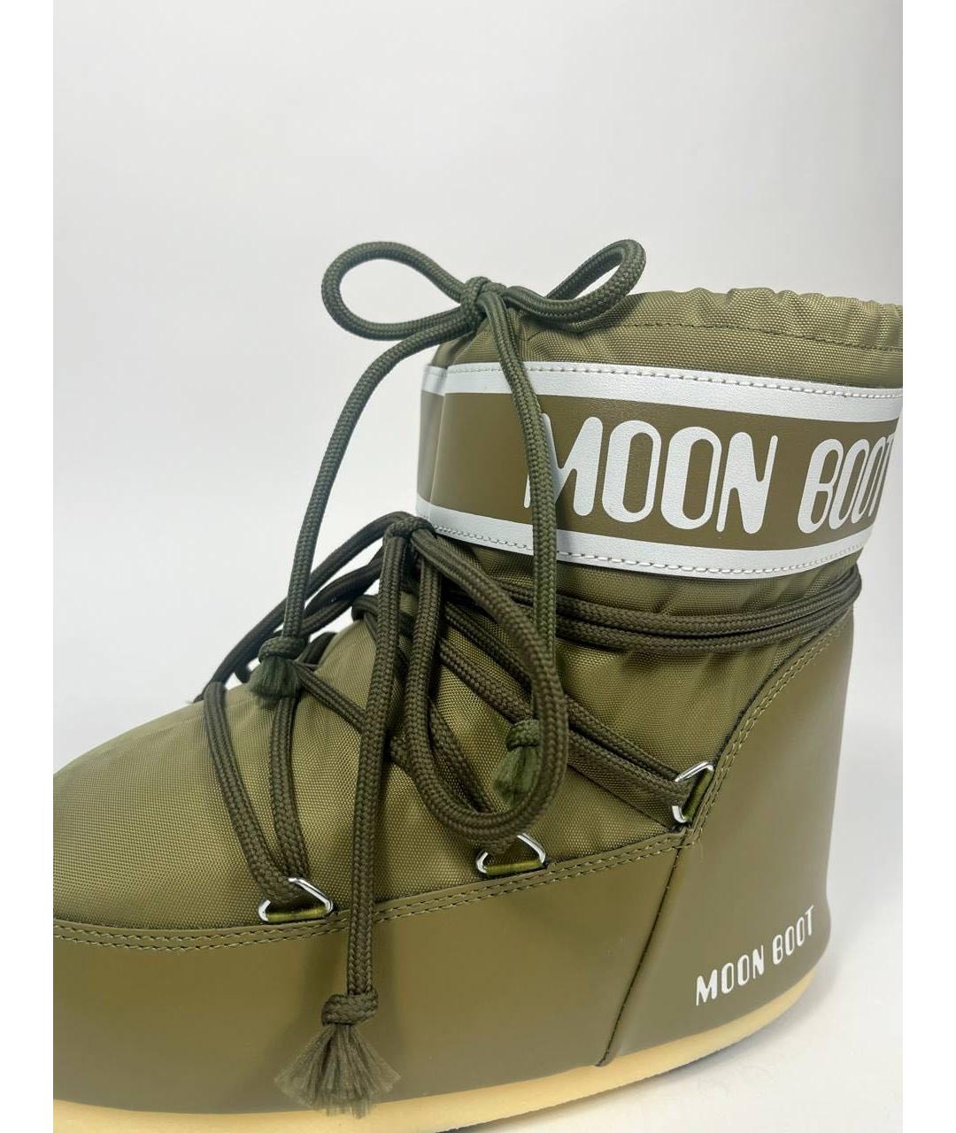 MOON BOOT Хаки сапоги, фото 3