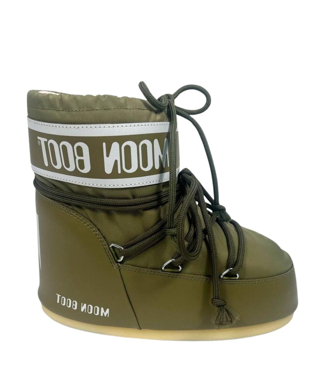 MOON BOOT Хаки сапоги, фото 1