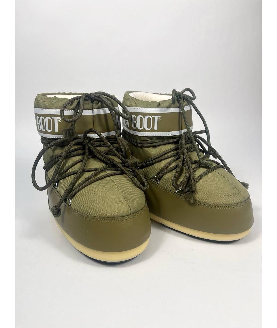 MOON BOOT Хаки сапоги, фото 2