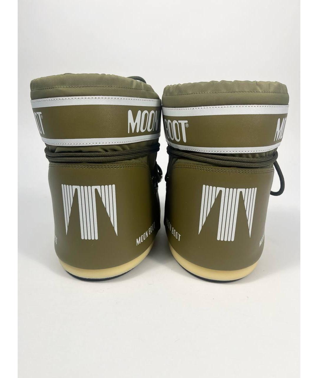 MOON BOOT Хаки сапоги, фото 4