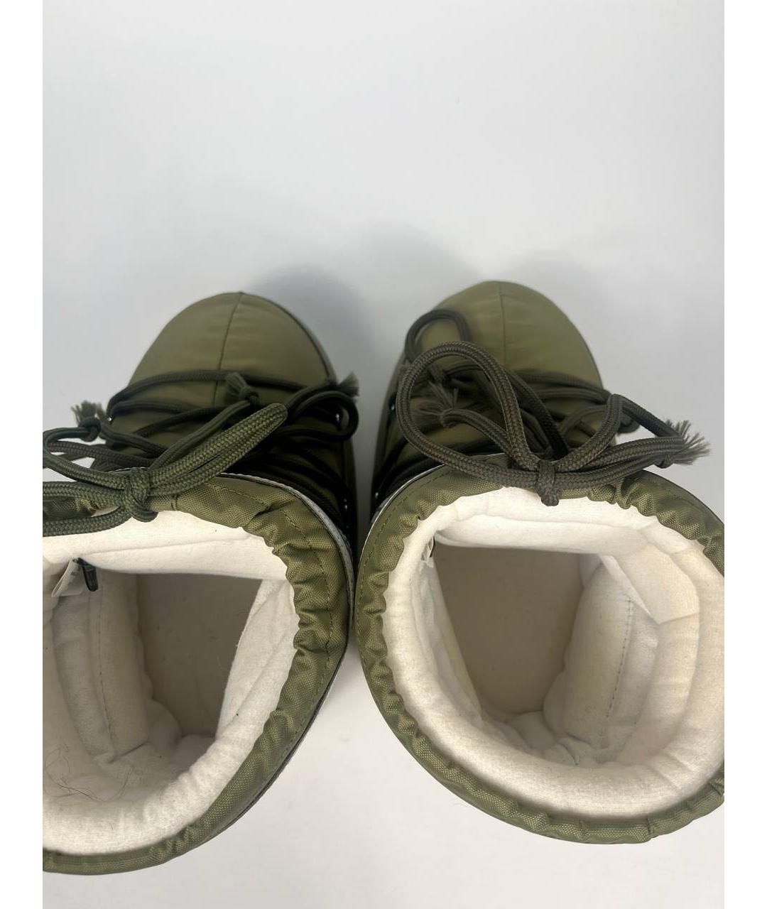 MOON BOOT Хаки сапоги, фото 6
