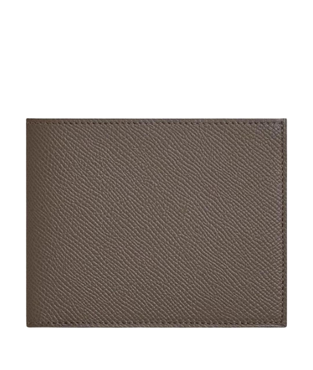 HERMES Серый кожаный кошелек, фото 1