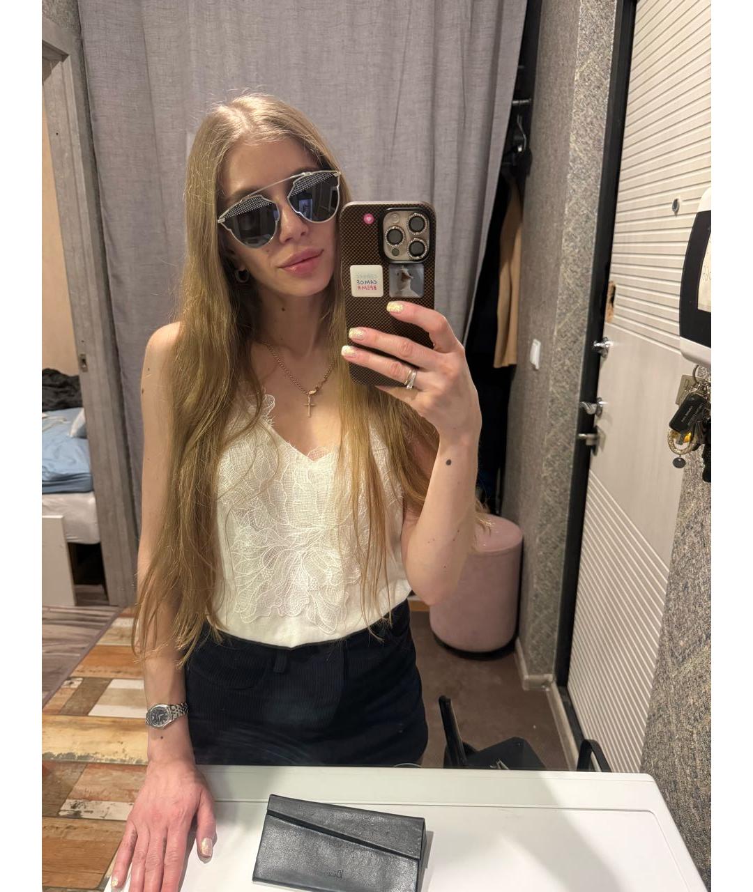 CHRISTIAN DIOR Черные пластиковые солнцезащитные очки, фото 5