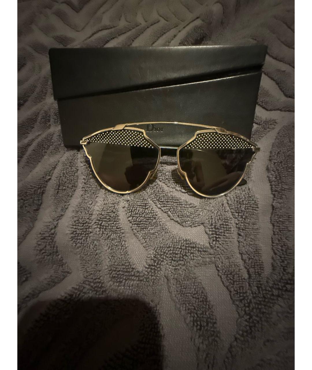 CHRISTIAN DIOR Черные пластиковые солнцезащитные очки, фото 6