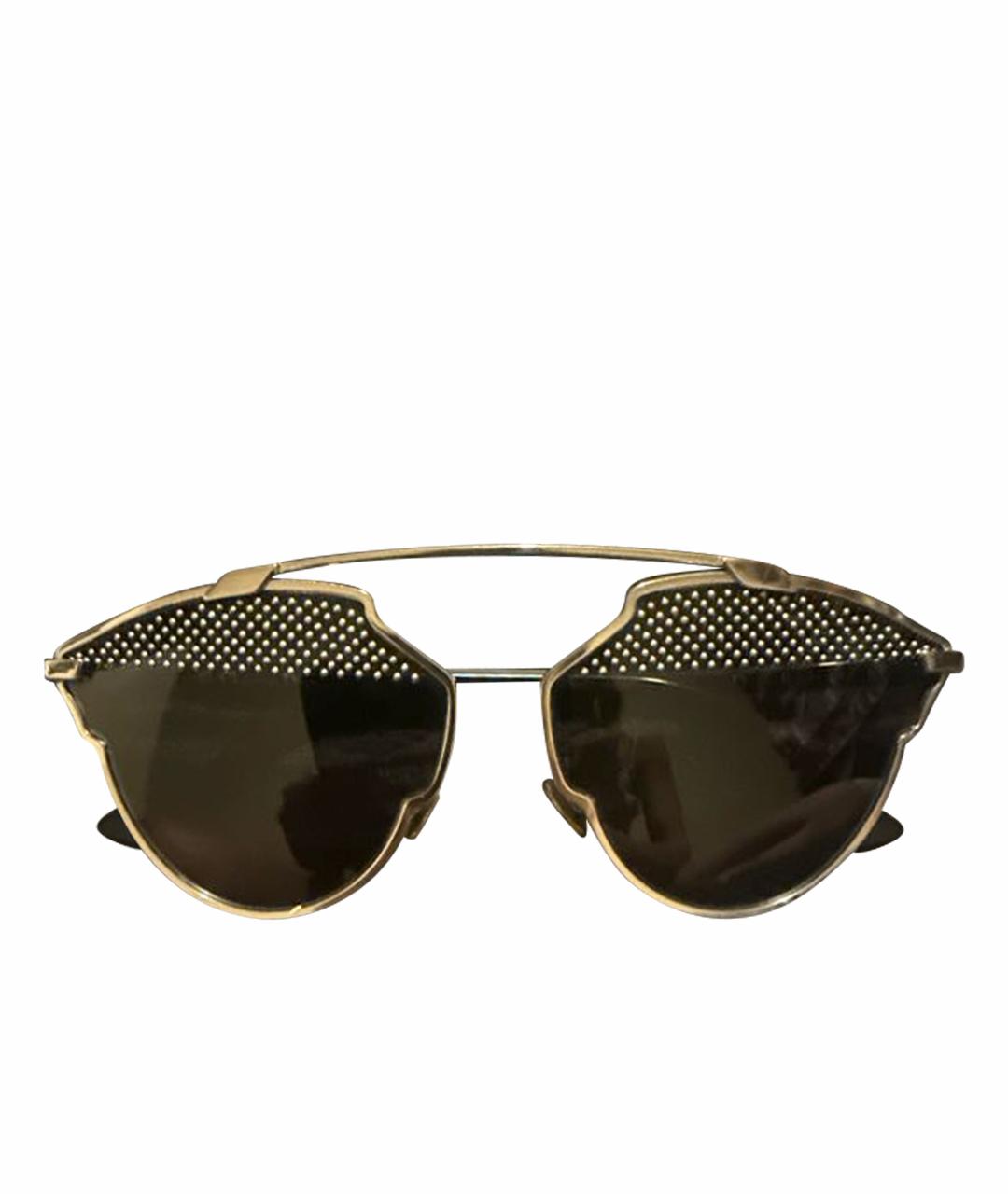 CHRISTIAN DIOR Черные пластиковые солнцезащитные очки, фото 1