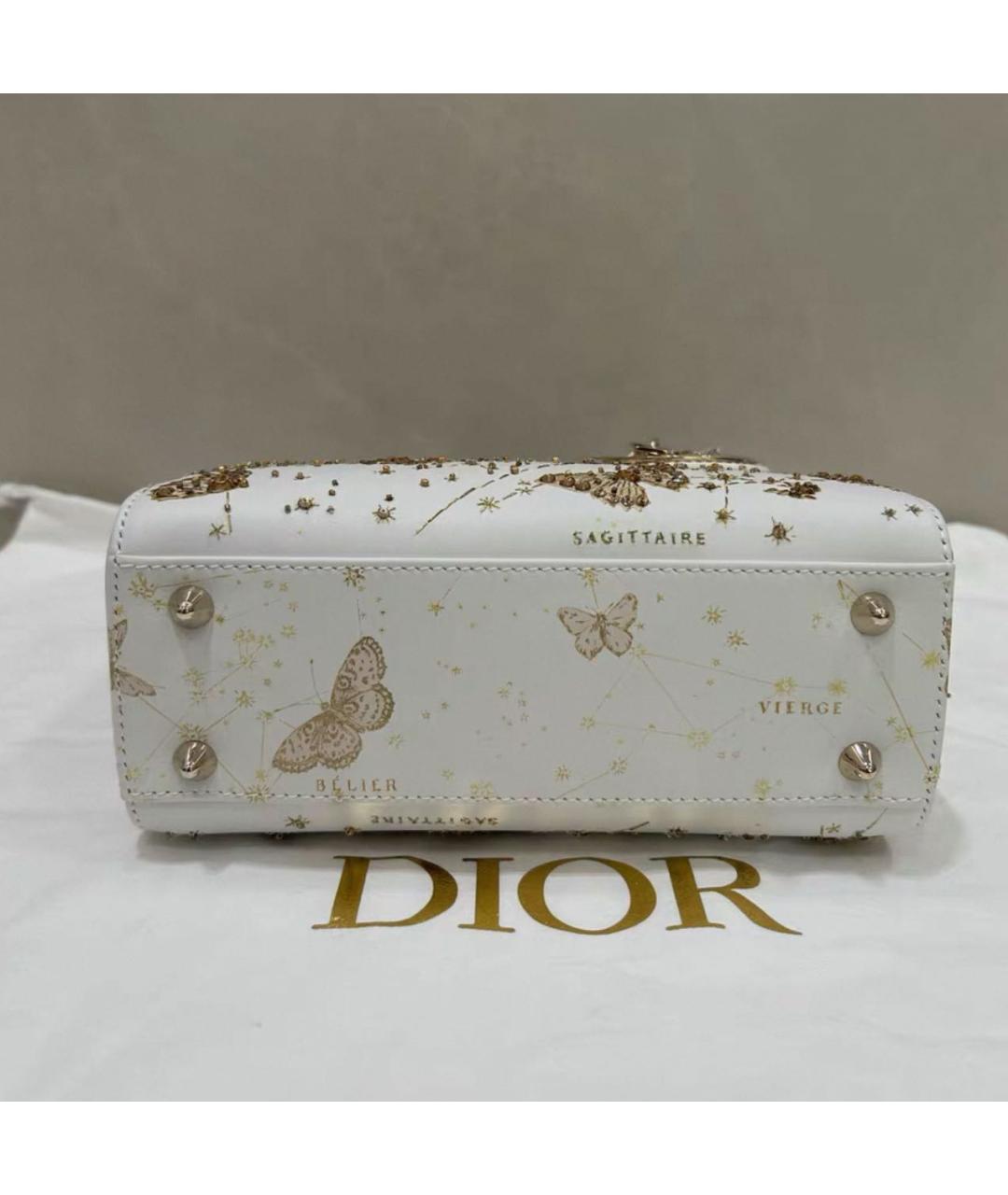 CHRISTIAN DIOR Белая сумка с короткими ручками, фото 8