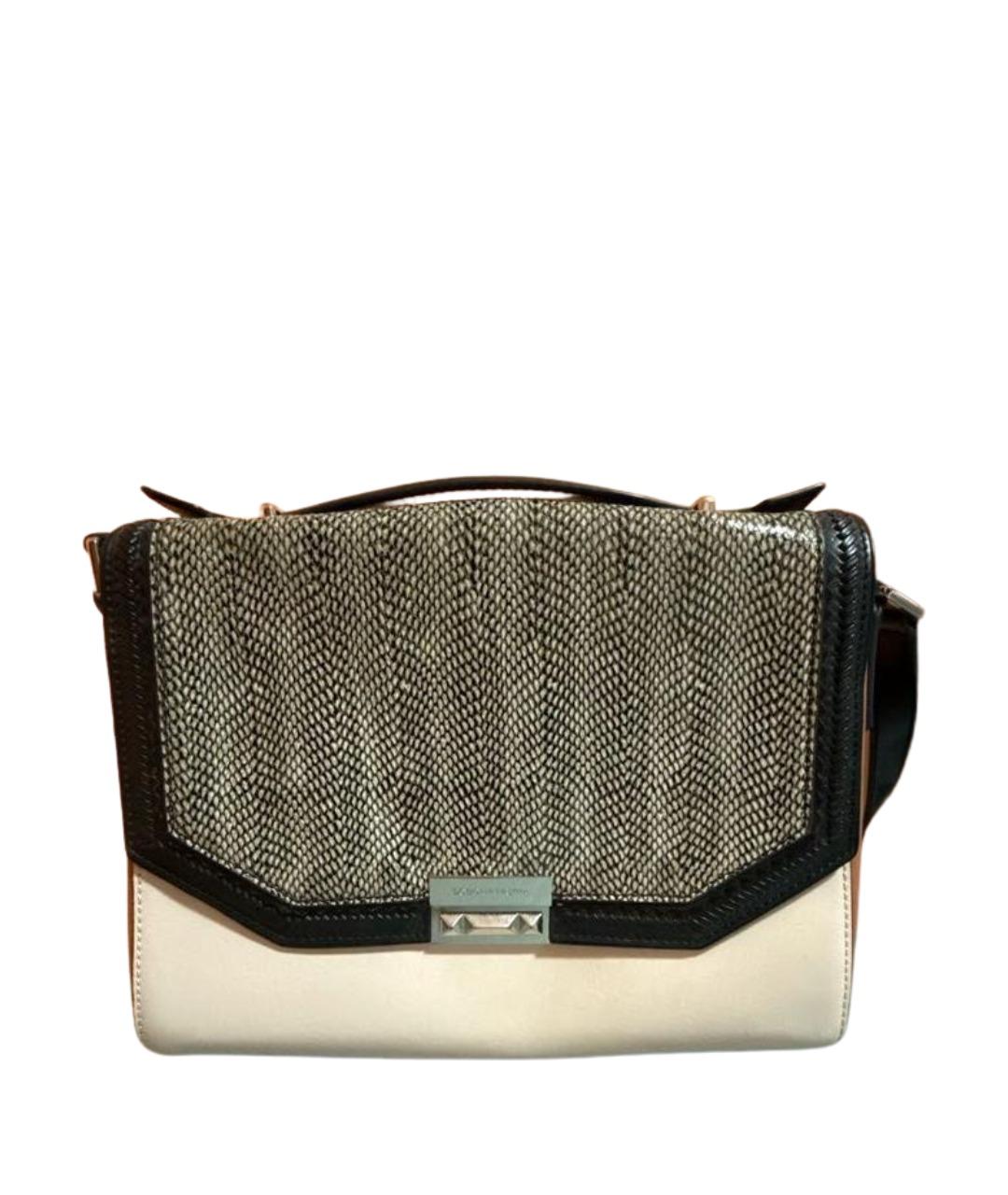 BCBG MAXAZRIA Бежевая сумка через плечо из искусственной кожи, фото 1