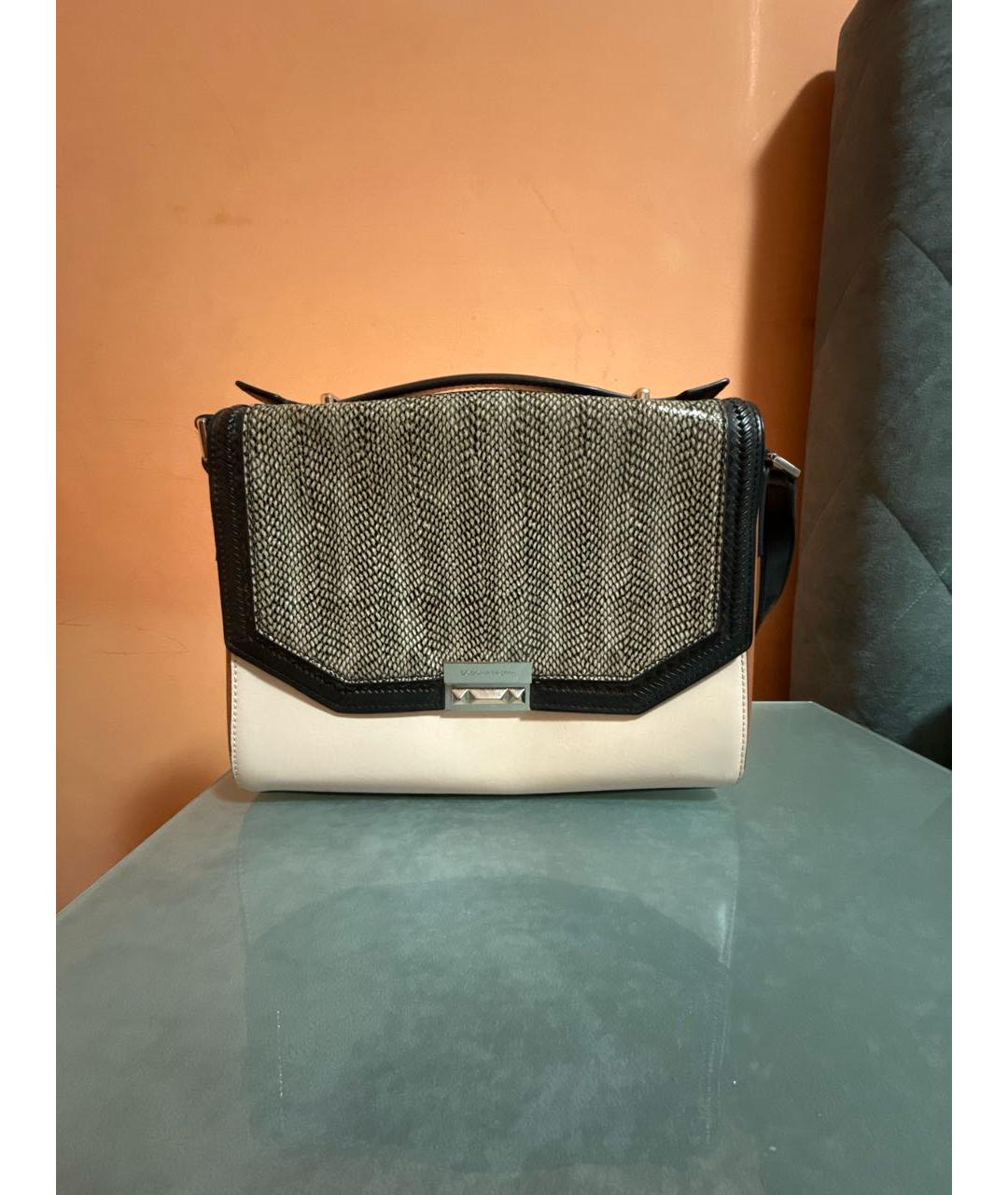 BCBG MAXAZRIA Бежевая сумка через плечо из искусственной кожи, фото 8