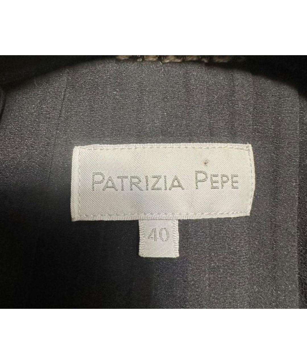 PATRIZIA PEPE Бежевый шерстяной жакет/пиджак, фото 5