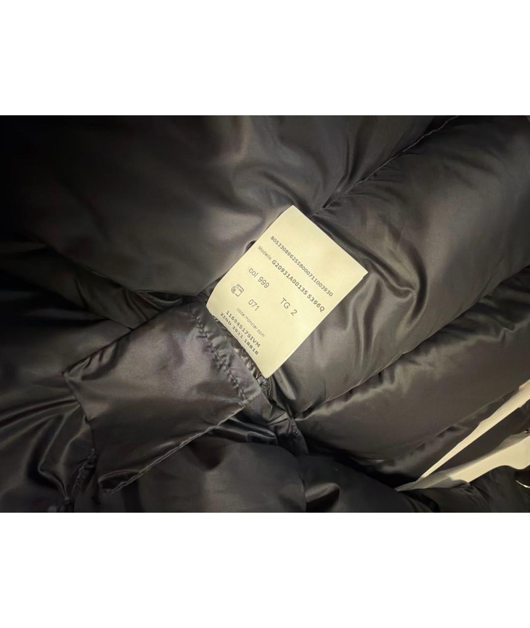 MONCLER Черная куртка, фото 6