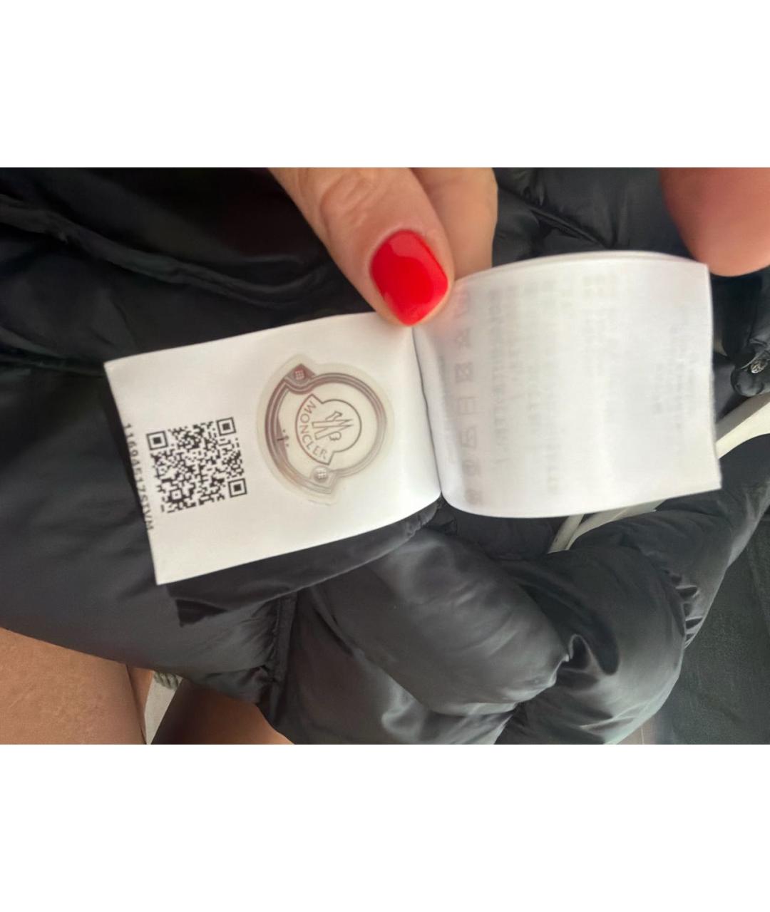 MONCLER Черная куртка, фото 5