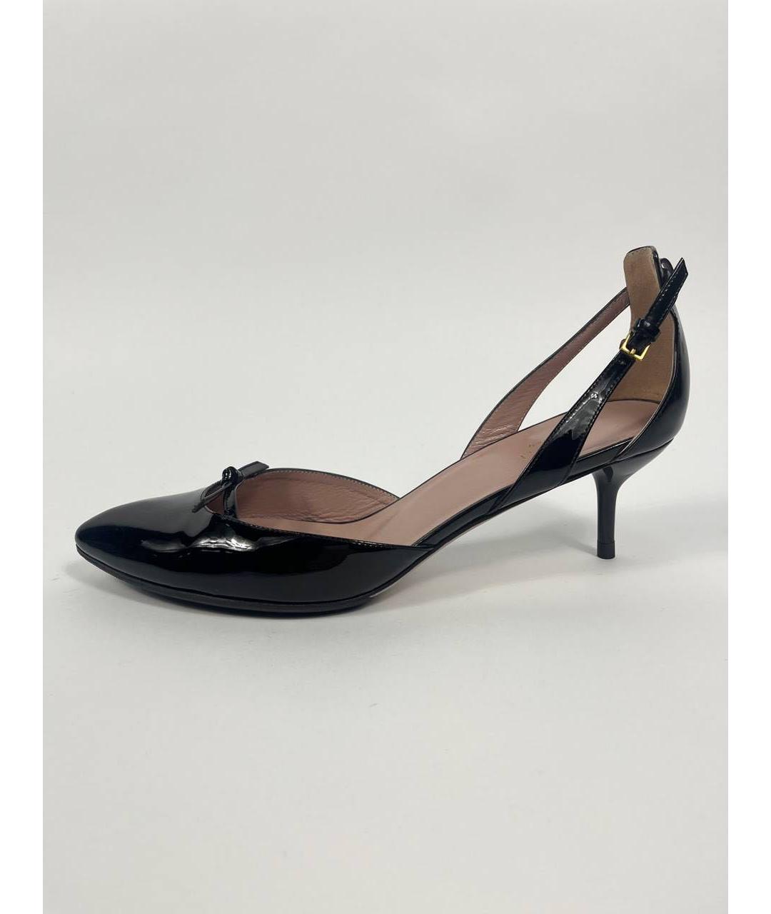 GUCCI Черные туфли из лакированной кожи, фото 8