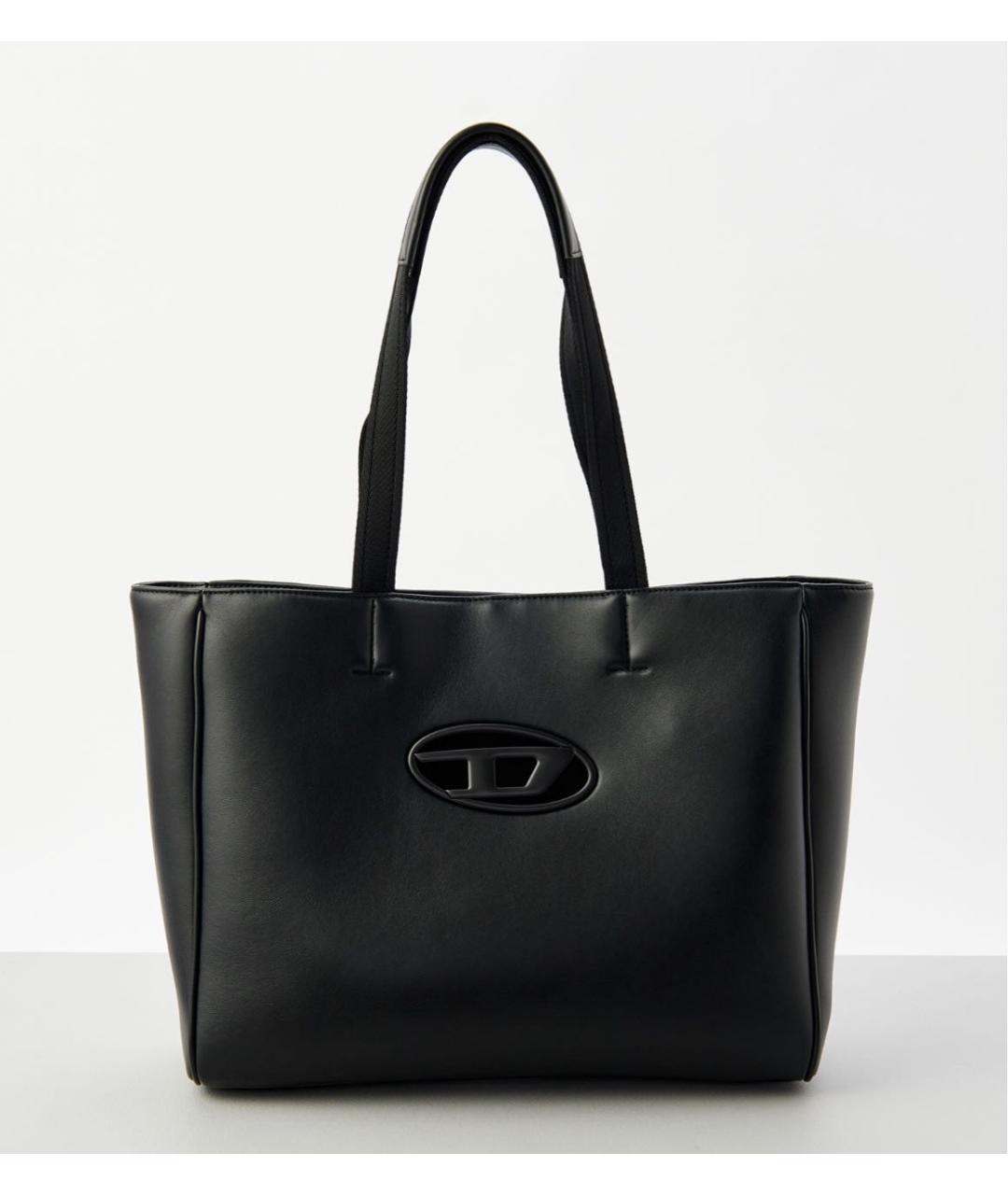 DIESEL Черная сумка тоут из искусственной кожи, фото 6