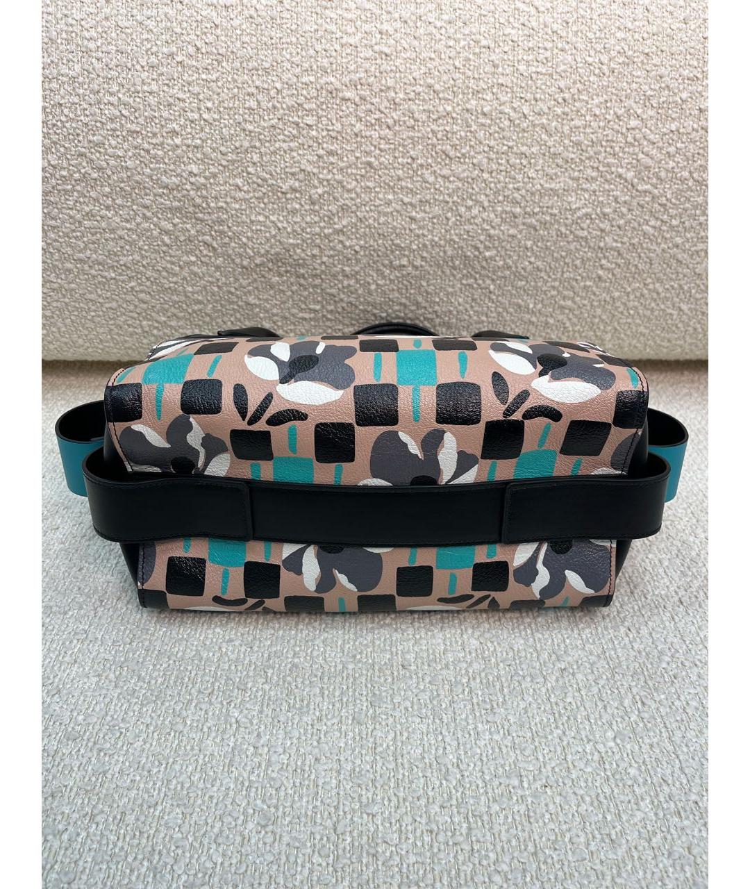 PRADA Черная кожаная сумка с короткими ручками, фото 6