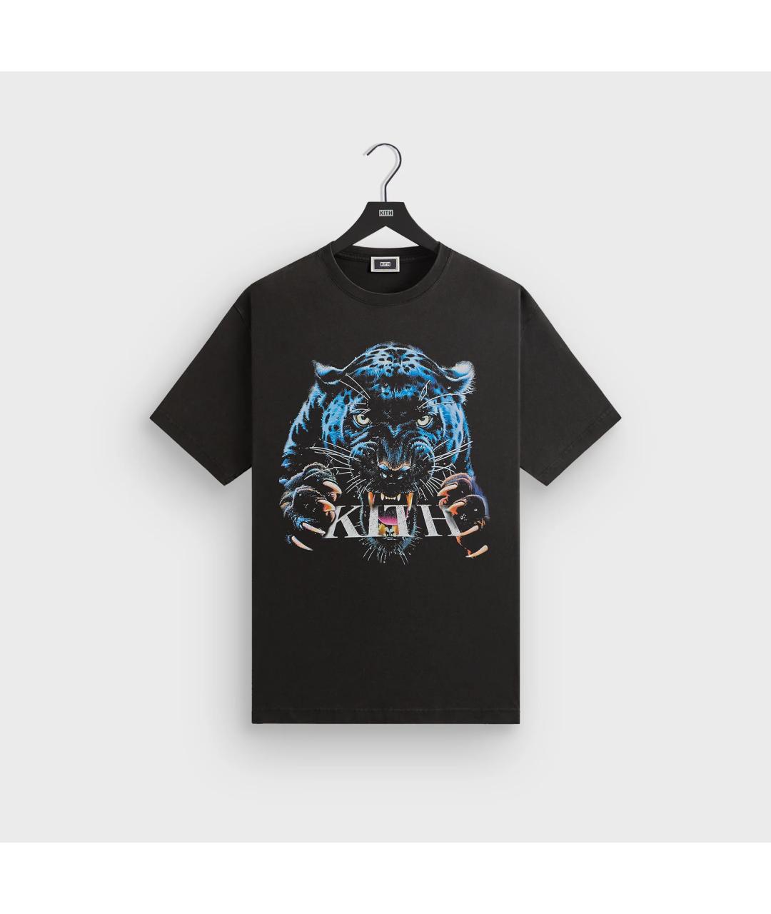 KITH Черная хлопковая футболка, фото 9